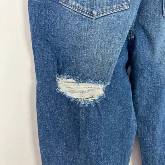 NWT Stitch Fix Nature Denim London High Rise Mom Jeans Distressed Size 4 27 NEW - Picture 7 of 10